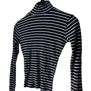 Brandy Melville Striped Turtleneck